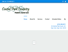 Tablet Screenshot of kidsdentistrynyc.com